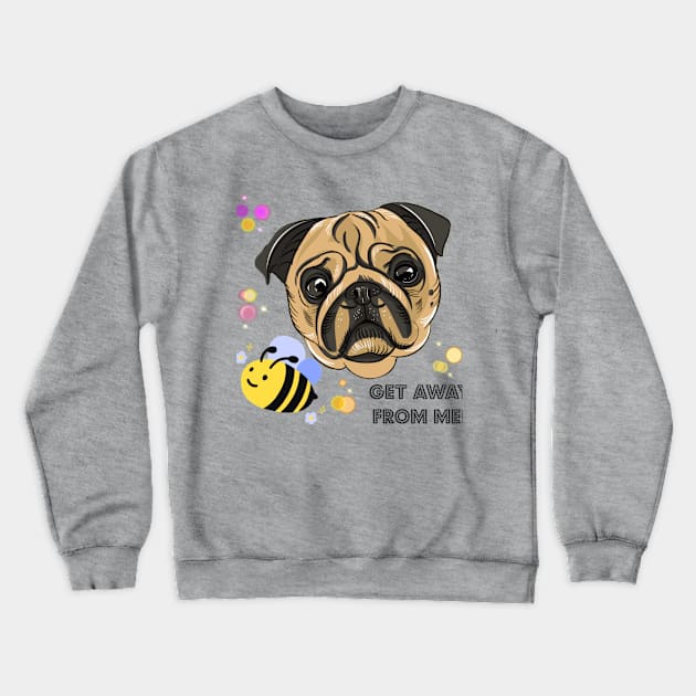 happy bee Crewneck Sweatshirt by Ambition ,Art